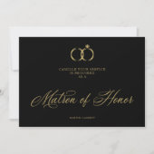Minimalist Wedding Rings Matron of Honor Luxury  (Voorkant)