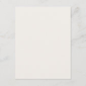 Minimalist Wedding RSVP Card with QR Code Kaart (Achterkant)