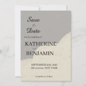 Minimalist Wedding Save The Date (Voorkant)