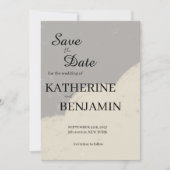 Minimalist Wedding Save The Date (Voorkant)