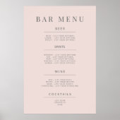 Minimalist Wedding Sign Poster (Voorkant)