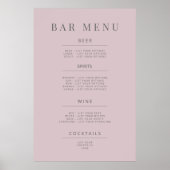 Minimalist Wedding Sign Poster Soft Beige (Voorkant)