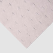 Minimalist Wedding tissue Paper | Warm Blush Tissuepapier (Detail)
