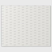 Minimalist Wedding Wrapping Paper | Warm Ivory Cadeaupapier (Vlak)