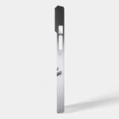 Minimalist White 3D Pyramid Phone Case - Modern  (Achterkant / Links)