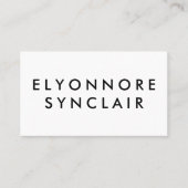 Minimalist White Craft Chocolate Maker QR Code Visitekaartje (Voorkant)