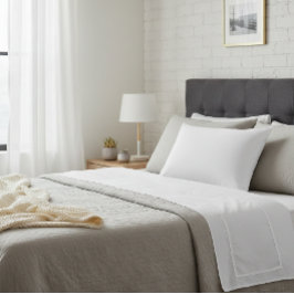 Minimalist white cushion for decor, Modern cushion Accent Kussen