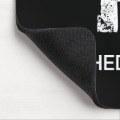 MINIMALIST WHITE ONE LETTER MONOGRAM NAME BLACK  MUISMAT (Hoek)