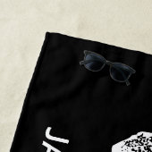 MINIMALIST WHITE THREE LETTER MONOGRAM NAME BLACK STRANDLAKEN (In situ)