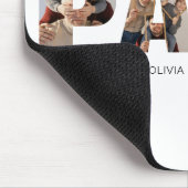 Minimalist Wij houden van je PAPA fotocollage Muismat (Hoek)