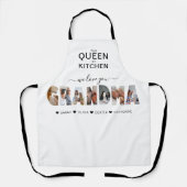 Minimalist Wij houden van kleinmafotocollage Schort (Voorkant)