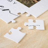 Minimalist Wil je mijn ringdrager zijn Foto Legpuzzel (Zijkant)