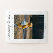 Minimalist Wil je mijn ringdrager zijn Foto Legpuzzel (Horizontaal)