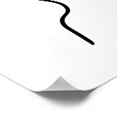 Minimalist Woman Face Sketch for Gallery Wall Poster (Hoek)