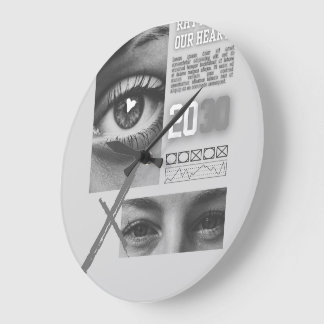 Minimalist Wood Wall Clock – 10" Grote Klok