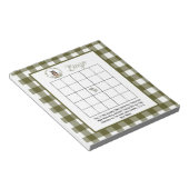 Minimalist Woodland BIngo game Notitieblok (Schuin)