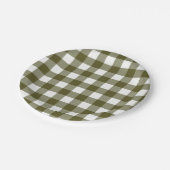 Minimalist Woodland Paper Plates Papieren Bordje (Gekanteld)