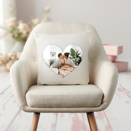 Minimalist You Are Loved Neutral Throw Pillow Kussen