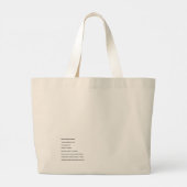 Minimalist Zen Buddhist Mudras Canvas Tote Bag (Achterkant)