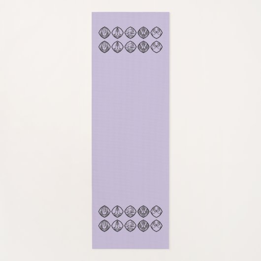 Minimalist Zen Buddhist Mudras Yoga mat (Voorkant)