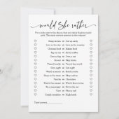 Minimalist zou ze liever Vrijgezellenfeesten spele Kaart (Voorkant)