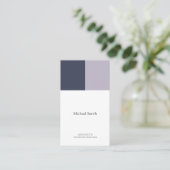 minimalista moderna elegante geometrica arquitecto visitekaartje (Staand voorkant)