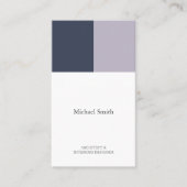 minimalista moderna elegante geometrica arquitecto visitekaartje (Voorkant)