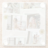 #MinimalistDesignCoaster Glazen Onderzetter (Achterkant)