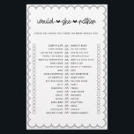 Minimaliste wil liever dat ze vrijgezellenfeest wi flyer<br><div class="desc">Deze schattige minimalis is ontworpen om te coördineren met ons Collectie aan de Scalloped Border. Ze zou liever zien dat de game een klassiek ontwerp met een unieke draai bevat - de scalloped-rand is een soort van soort, en zal zeker een kleine retro-sfeer aan dit spel toevoegen. Als u de...</div>
