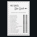 Minimaliste zei dat ze zei dat vrijgezellenfeest g flyer<br><div class="desc">Deze schattige minimalisatie is ontworpen om te coördineren met ons Collectie aan de Scalloped Border. Ze zei dat het spel aan het vrijgezellenfeest een klassiek ontwerp met een unieke draai bevat. De scalloped-grens is een soort van soort, en zal zeker een kleine retro-sfeer aan dit spel toevoegen. Als u de...</div>