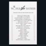 Minimaliste zou liever vrijgezellenfeest spelen flyer<br><div class="desc">Geniet van je vrijgezellenfeest met deze eenvoudige en leuke games. Bekijk ons collectie voor meer vrijgezellenfeest games in dezelfde stijl. Let erop dat deze games niet bewerkbaar zijn.</div>