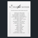 Minimaliste zou liever vrijgezellenfeest spelen flyer<br><div class="desc">Geniet van je vrijgezellenfeest met deze eenvoudige en leuke games. Bekijk ons collectie voor meer vrijgezellenfeest games in dezelfde stijl. Let erop dat deze games niet bewerkbaar zijn.</div>