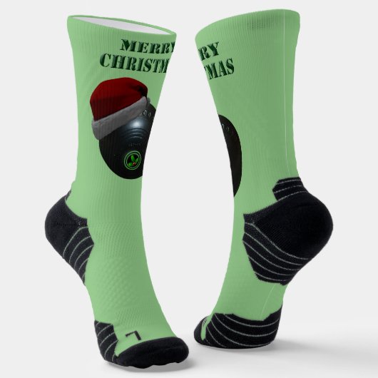 Minimalisten kommen Bowls vrolijk kerstfeest,  Sokken (Gebogen)