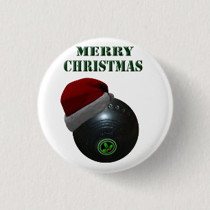 Minimalisten Kommen Vrolijk Kerstfeest, Ronde Button 3,2 Cm