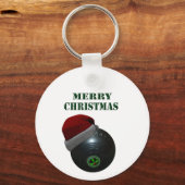 Minimalisten Kommen Vrolijk Kerstfeest, Sleutelhanger (Voorkant)