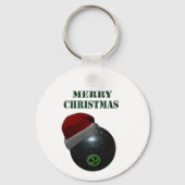 Minimalisten Kommen Vrolijk Kerstfeest, Sleutelhanger (Achterkant)