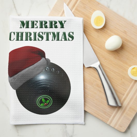 Minimalisten Kommen Vrolijk Kerstfeest, Theedoek (Quarter Fold)