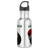 Minimalisten Kommen Vrolijk Kerstfeest, Waterfles (Voorkant)