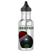 Minimalisten Kommen Vrolijk Kerstfeest, Waterfles (Rechts)