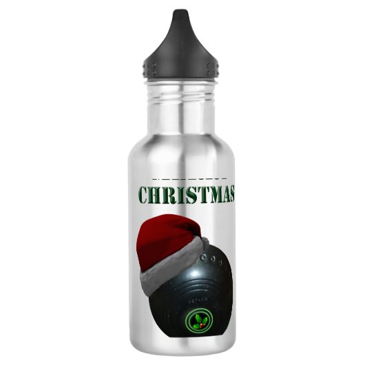 Minimalisten Kommen Vrolijk Kerstfeest, Waterfles (Links)