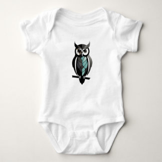 Minimalistic Baby Owl Romper
