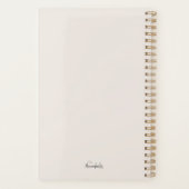  Minimalistic beige mom planner (Achterkant)