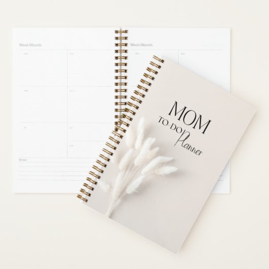  Minimalistic beige mom planner (Display)