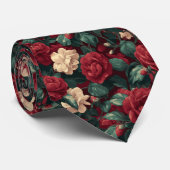 Minimalistic Best Man Gardenias Floral Stropdas (Opgerold)