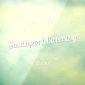 Minimalistic Circular Raamsticker (Vel 3)