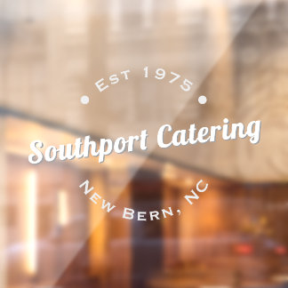 Minimalistic Circular Raamsticker