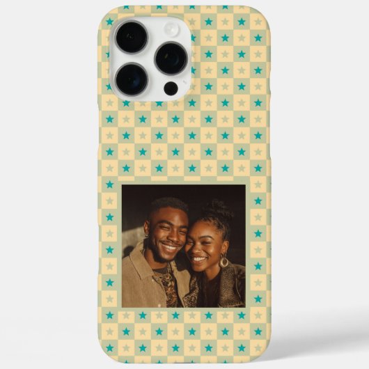 Minimalistic Dads Day Gifts Checkerboard Square  Case-Mate iPhone Case (Achterkant)