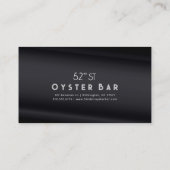 Minimalistic Deco Style | Black Pearl Visitekaartje (Achterkant)