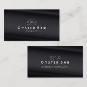 Minimalistic Deco Style | Black Pearl Visitekaartje (Voorkant / Achterkant)