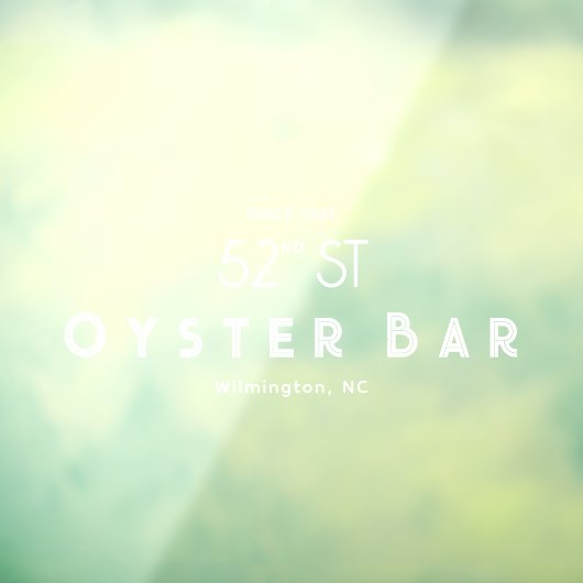 Minimalistic Deco Style | White Raamsticker (Vel 3)